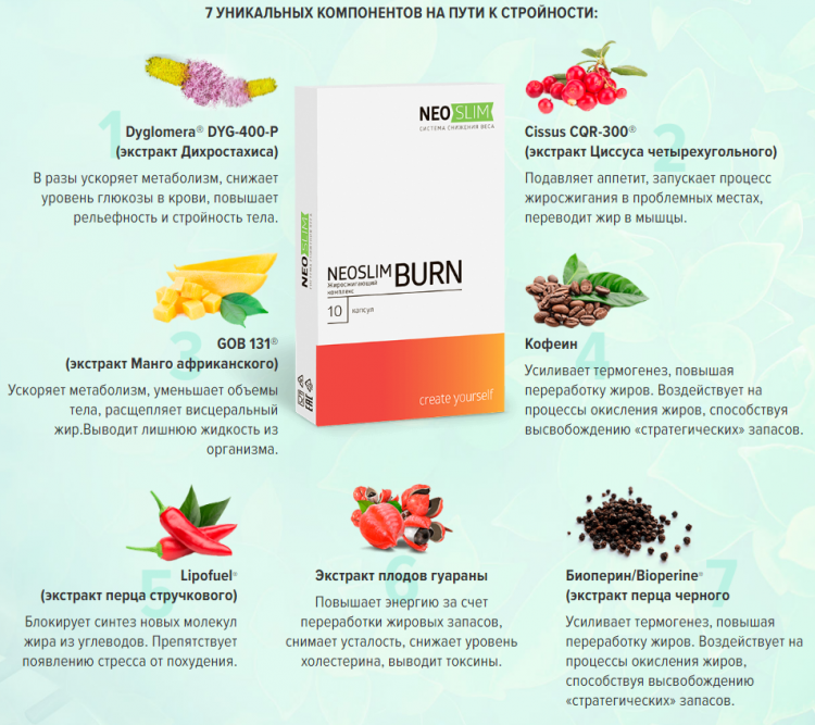 Neo Slim Burn - всё о правильном питании для здоровья на Diet4Health.ru